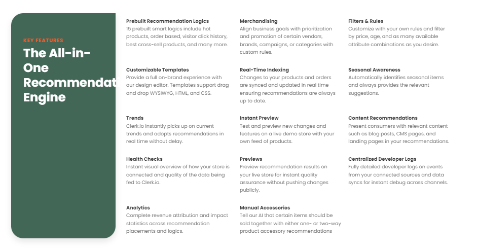 clerk.io recommendations